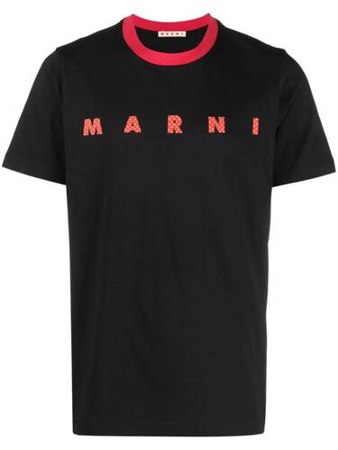 마르니 로고 프린트 티셔츠